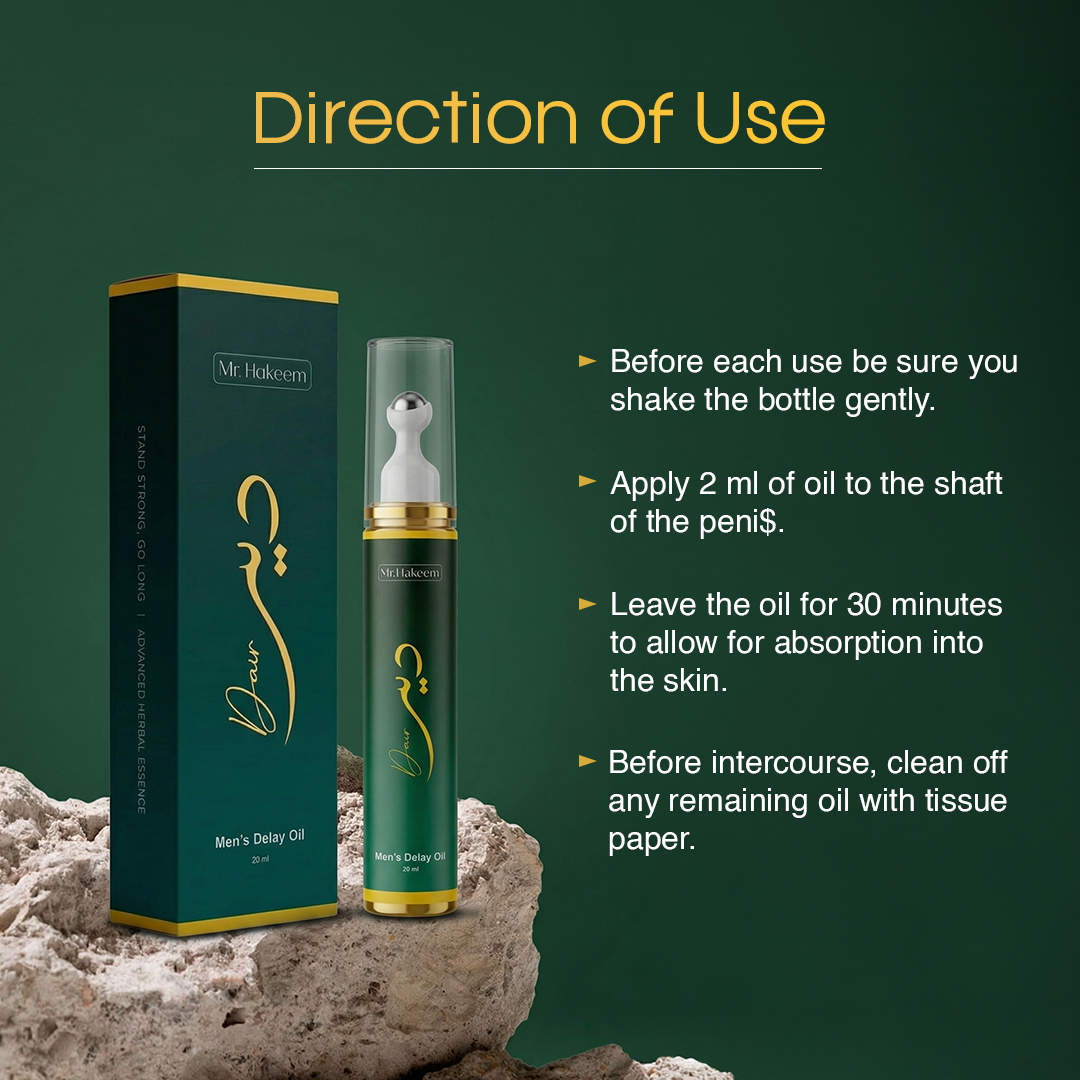 Dair – Herbal Delay Oil for Better Control